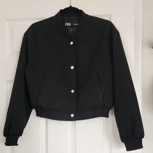 Zara Black Women's Jacket, Size Small